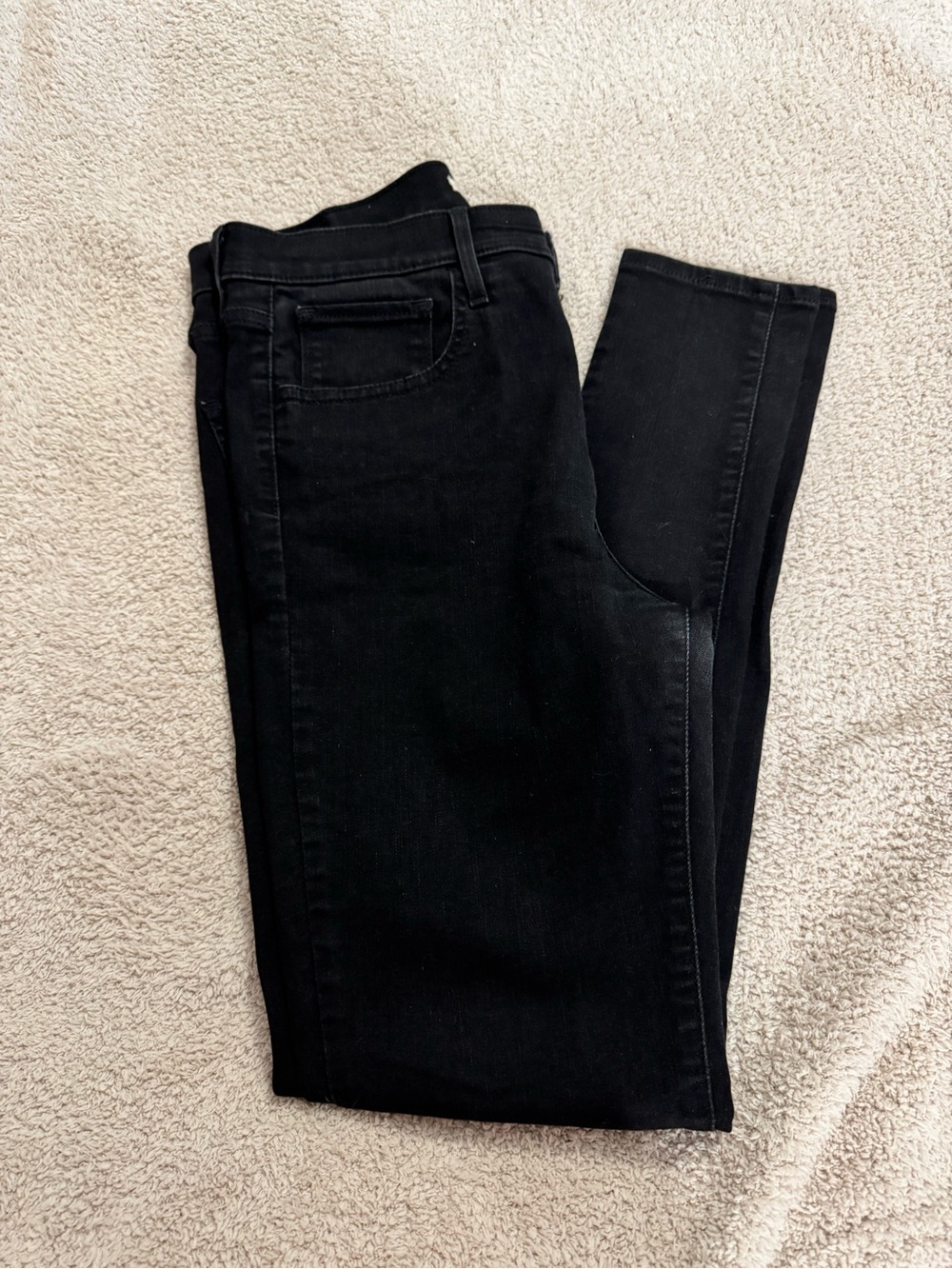 Levi’s 720 High Rise Super Skinny Jeans Black Size 30 Sustainable Classic